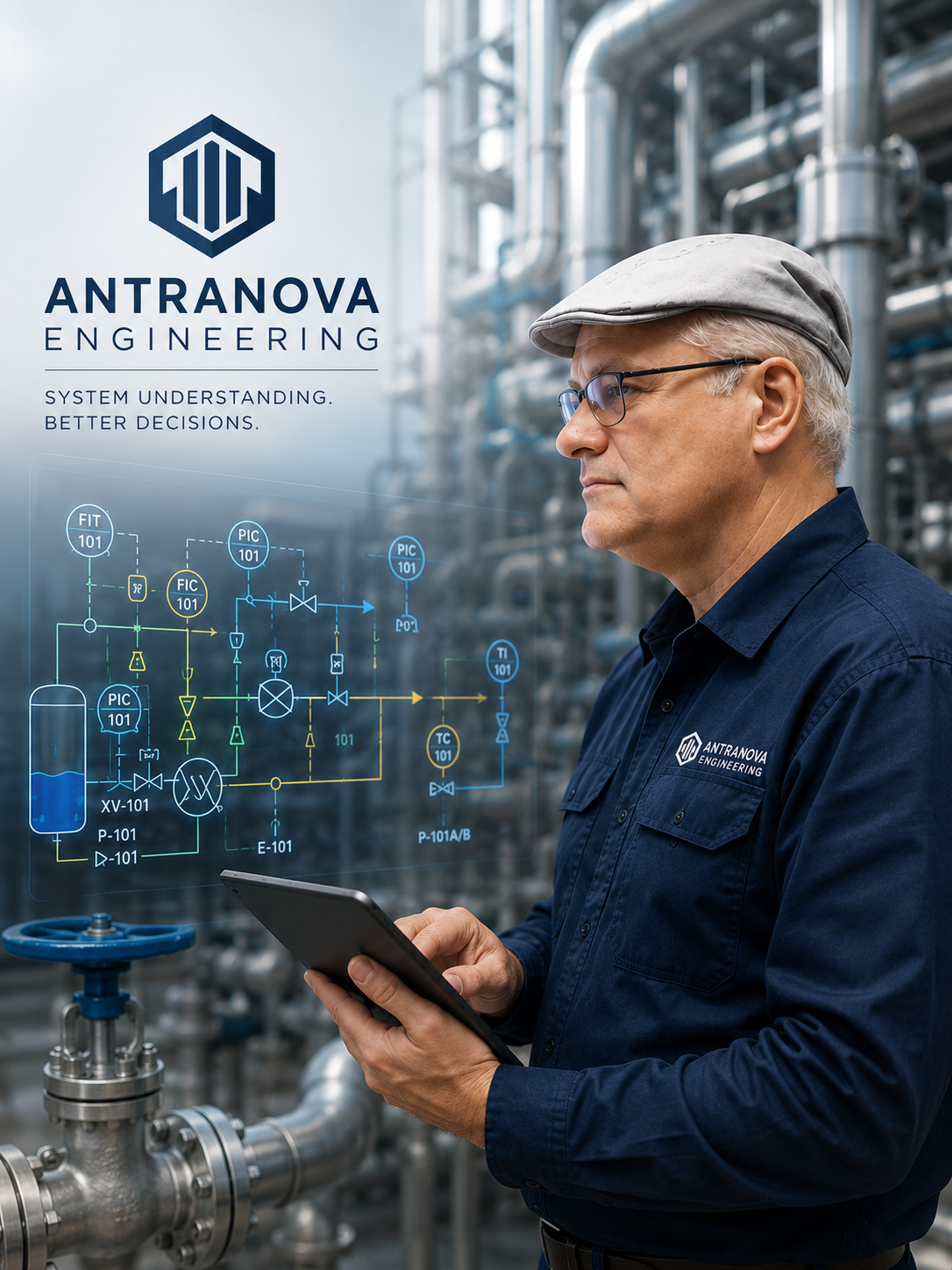 Fältmätning i processanläggning kombinerad med systemanalys och modellering